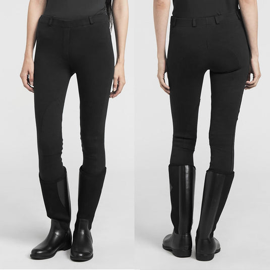 Whitaker B193 Brightside Kids Jodhpurs Black - Ashurst Equestrian & Country
