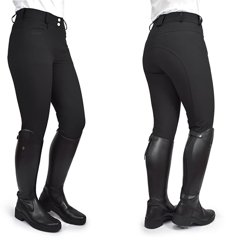 Load image into Gallery viewer, Whitaker B238 L Hemsworth Ladies Breeches Black - Ashurst Equestrian &amp; Country
