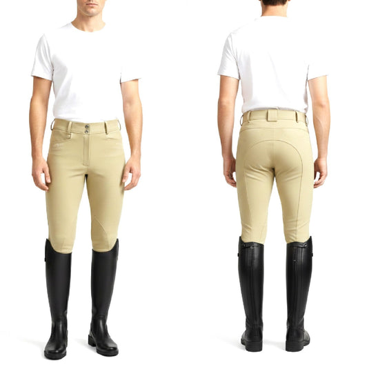Whitaker B238 M Hemsworth Mens Breeches Beige - Ashurst Equestrian & Country