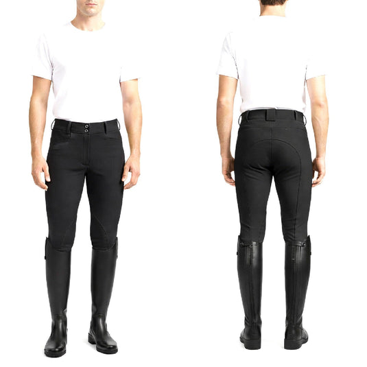 Whitaker B238 M Hemsworth Mens Breeches Black - Ashurst Equestrian & Country