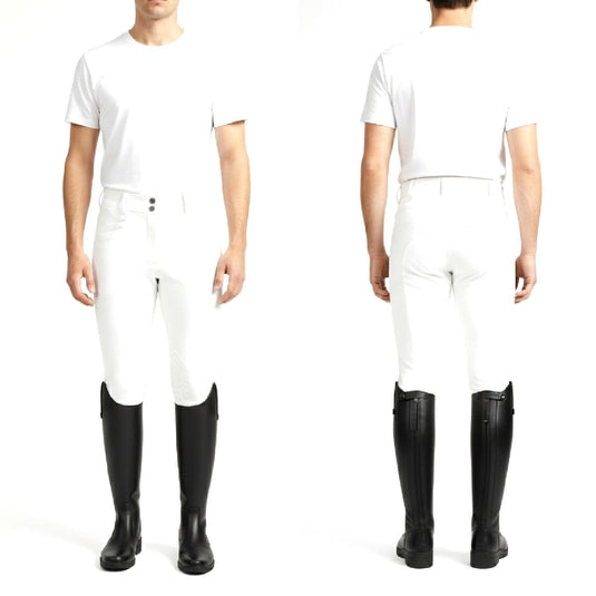Whitaker B238 M Hemsworth Mens Breeches White - Ashurst Equestrian & Country