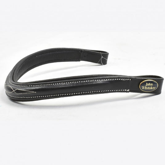 Whitaker Bb100 Raised Browband Black - Ashurst Equestrian & Country