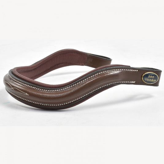 Whitaker Bb101 Raised Squared Curved Browband Havana - Ashurst Equestrian & Country