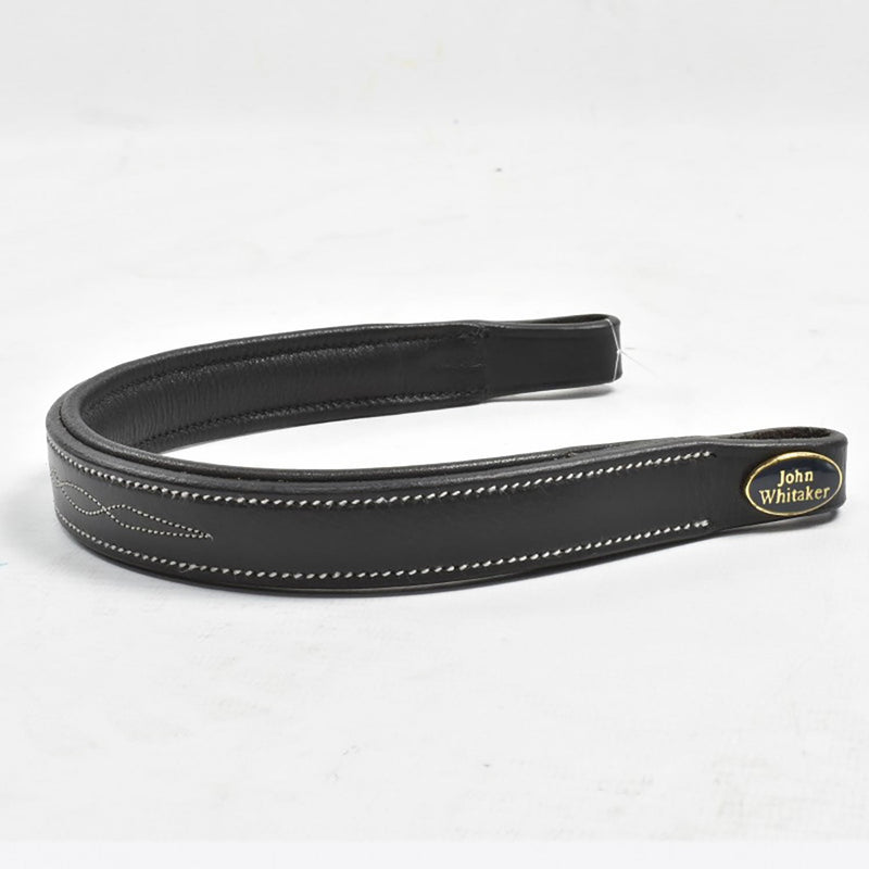 Load image into Gallery viewer, Whitaker Bb102 Flat Browband Black - Ashurst Equestrian &amp; Country
