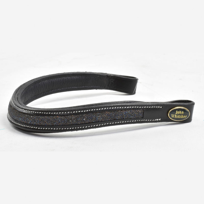 Load image into Gallery viewer, Whitaker Bb103 Micro Sparkle Browband Black/Navy - Ashurst Equestrian &amp; Country
