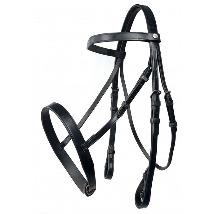 Whitaker Br037 Wakefield Bridle Black - Ashurst Equestrian & Country