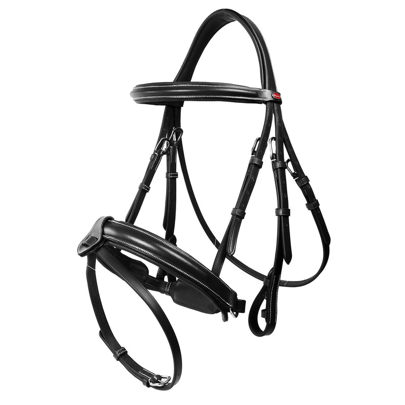 Load image into Gallery viewer, Whitaker Br048 A Eastwood Crank Bridle C/W Reins Black - Ashurst Equestrian &amp; Country
