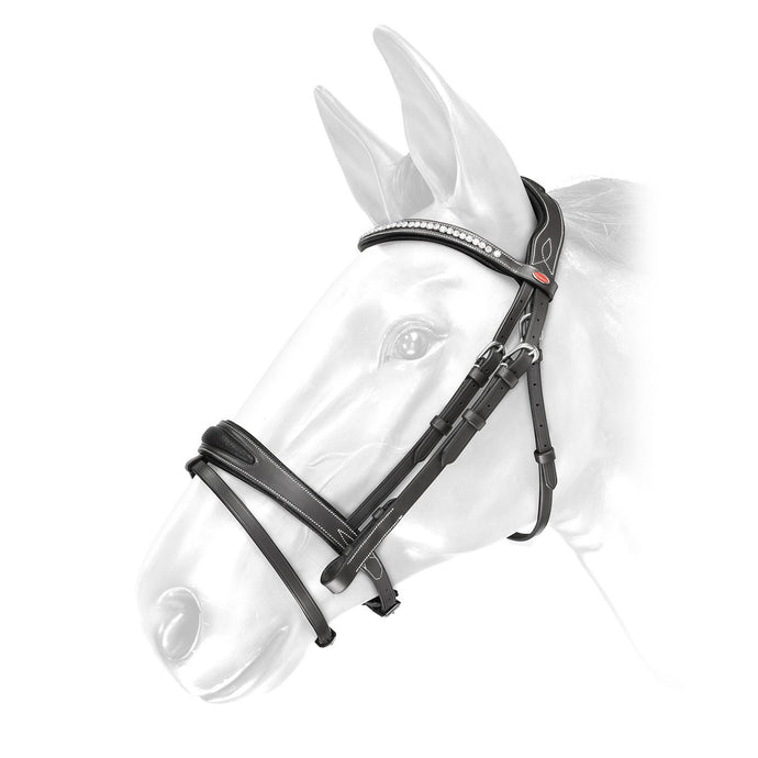 Whitaker Br071 Chicago Bling Bridle Black - Ashurst Equestrian & Country
