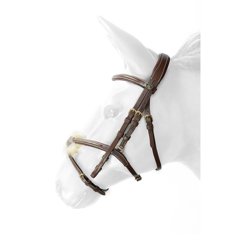 Load image into Gallery viewer, Whitaker Br101 Vienna Bridle C/W Reins Havana - Ashurst Equestrian &amp; Country
