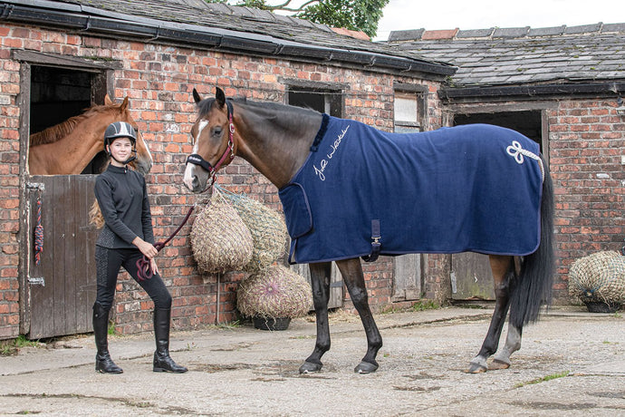 Whitaker Chelsea Show Rug Navy/Silver - Ashurst Equestrian & Country