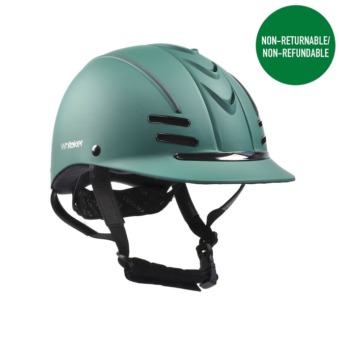 Whitaker Club Young Rider Helmet Green/Black - Ashurst Equestrian & Country