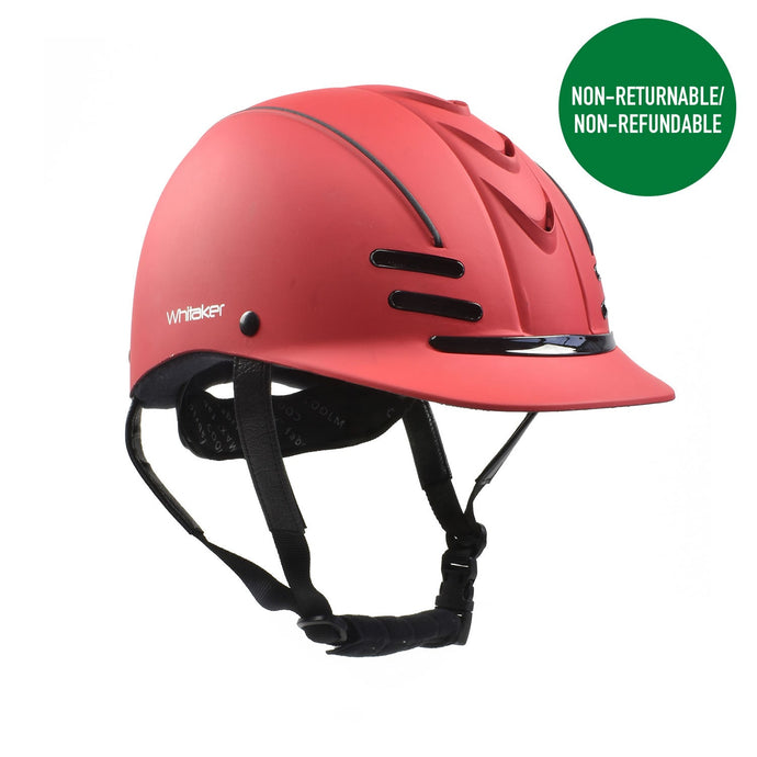 Whitaker Club Young Rider Helmet Red/Black - Ashurst Equestrian & Country