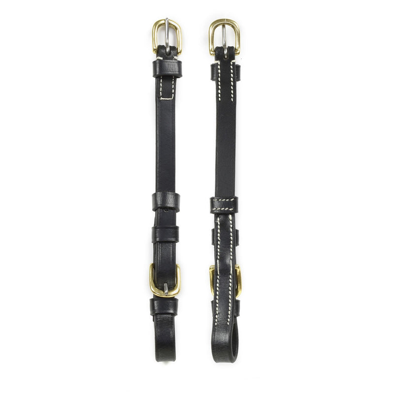 Load image into Gallery viewer, Whitaker Cp101 Buckle Cheek Pieces Black - Ashurst Equestrian &amp; Country
