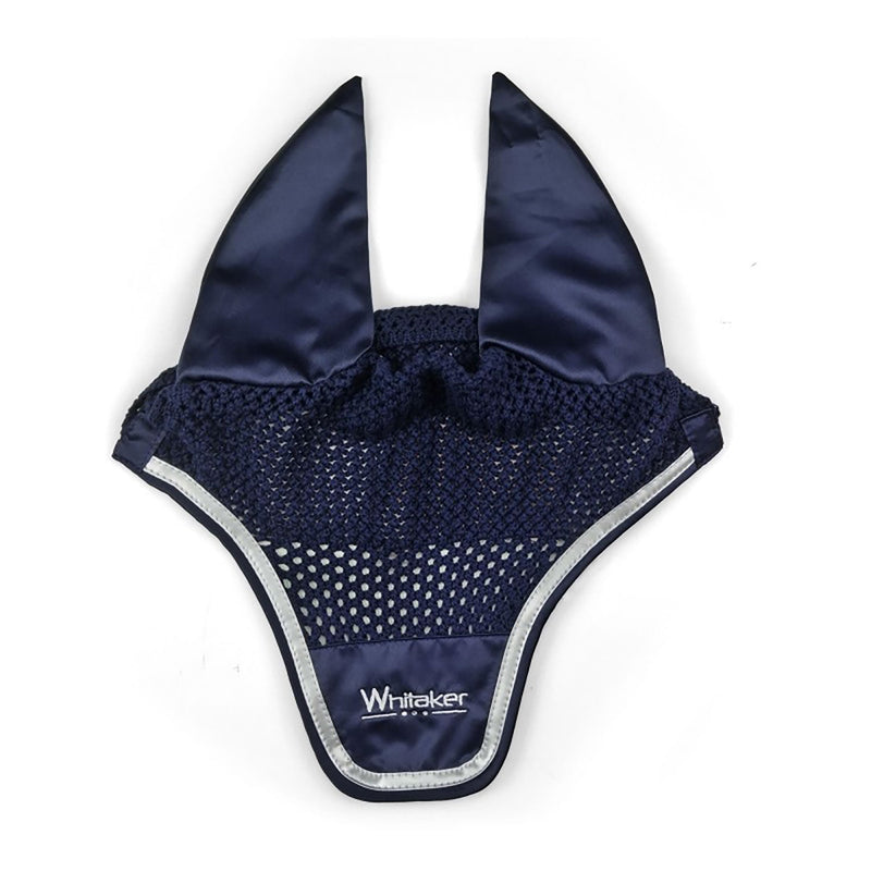 Load image into Gallery viewer, Whitaker Fv081 Thornton Fly Veil Navy/Silver - Ashurst Equestrian &amp; Country
