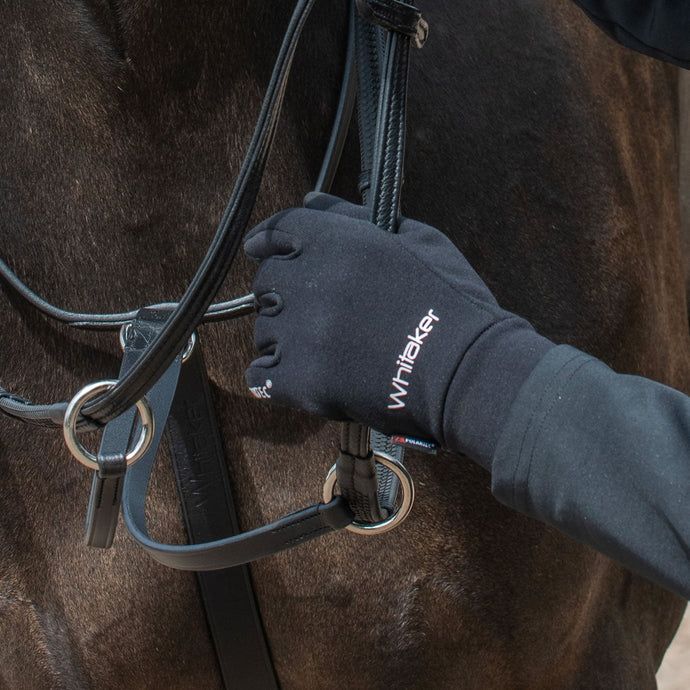 Whitaker G039 Wingate Fleece Gloves Black - Ashurst Equestrian & Country