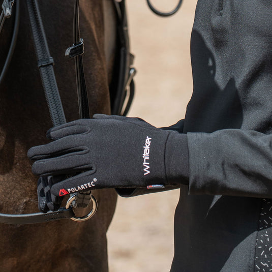 Whitaker G039 Wingate Fleece Gloves Black - Ashurst Equestrian & Country