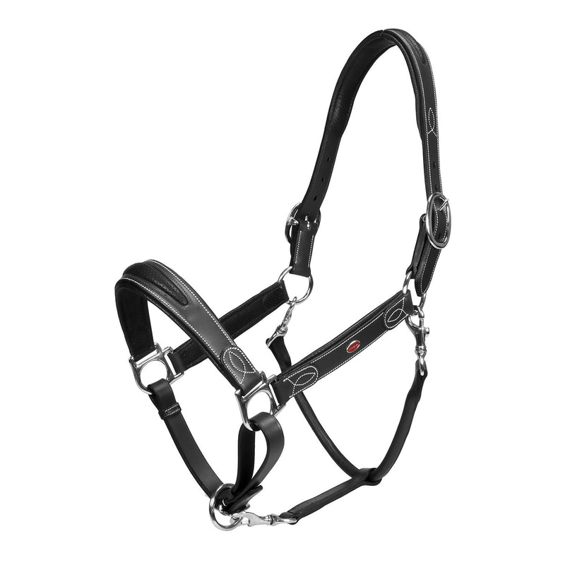 Load image into Gallery viewer, Whitaker Hc070 Chicago Leather Headcollar Black - Ashurst Equestrian &amp; Country
