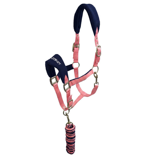 Whitaker Hc160 Club Headcollar & Lead Rope Set Pink - Ashurst Equestrian & Country