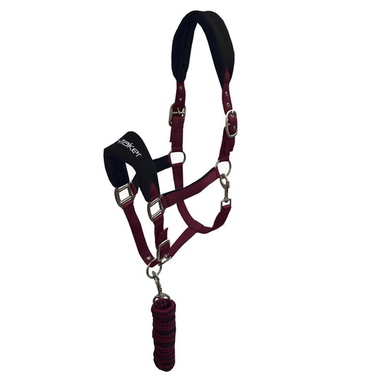 Whitaker Hc160 Club Headcollar & Leadrope Set Burgundy - Ashurst Equestrian & Country