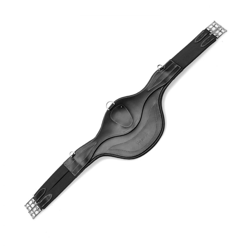 Load image into Gallery viewer, Whitaker Lw070 Chicago Perforated Leather Stud Girth Black - Ashurst Equestrian &amp; Country
