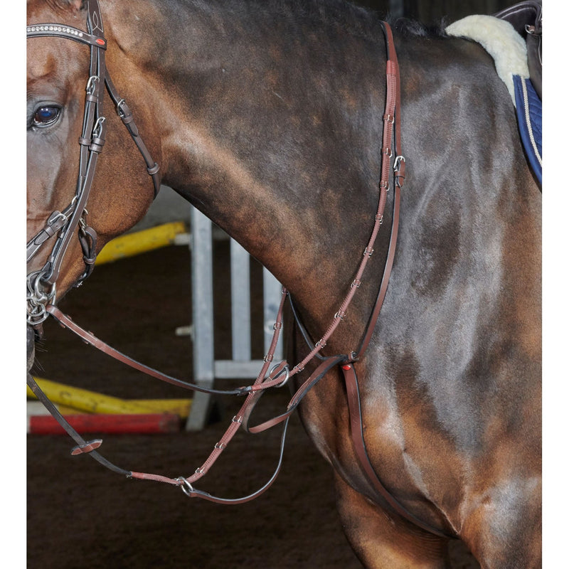 Load image into Gallery viewer, Whitaker Ma077 Barton Martingale Havana - Ashurst Equestrian &amp; Country
