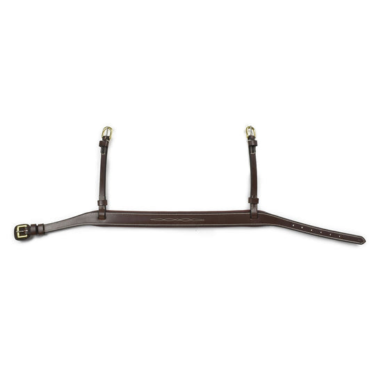 Whitaker Nb102 Flat Snaffle Noseband Havana - Ashurst Equestrian & Country