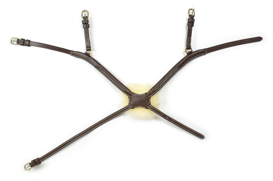 Whitaker Nb104 Mexican Noseband Havana - Ashurst Equestrian & Country