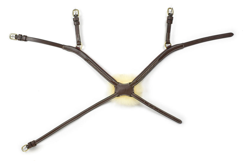 Load image into Gallery viewer, Whitaker Nb104 Mexican Noseband Havana - Ashurst Equestrian &amp; Country
