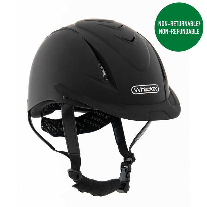 Whitaker Nrg Helmet Black - Ashurst Equestrian & Country
