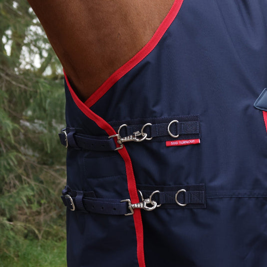 Whitaker R442 V2 50 G Standard Turnout Rug Navy - Ashurst Equestrian & Country