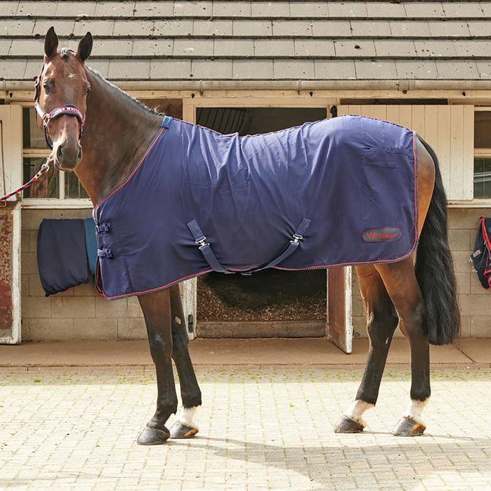 Whitaker Rastrick Summer Sheet Navy - Ashurst Equestrian & Country