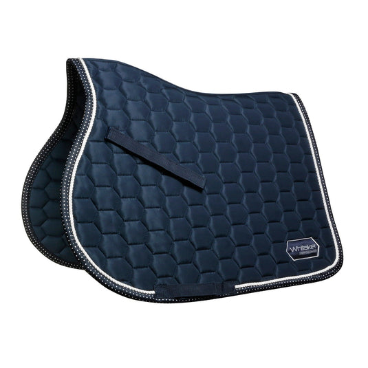 Whitaker Sc061 San Francisco Saddle Pad Navy - Ashurst Equestrian & Country