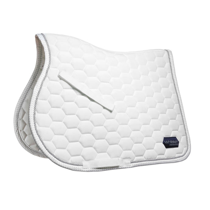 Whitaker Sc061 San Francisco Saddlepad White - Ashurst Equestrian & Country