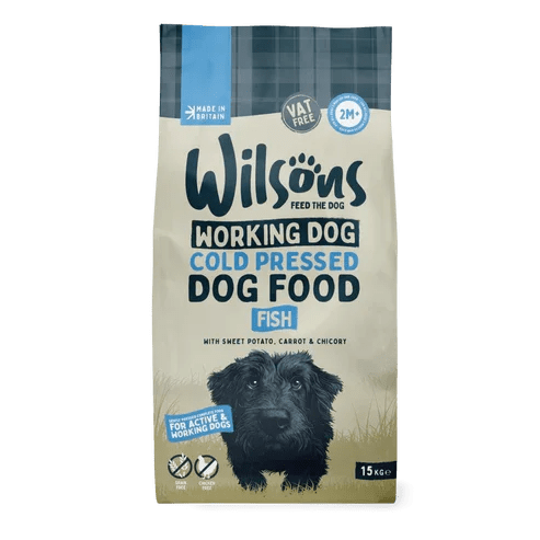 Wilsons Working Cold Pressed Fish Complete Dog Food 15kg - Ashurst Equestrian & Country