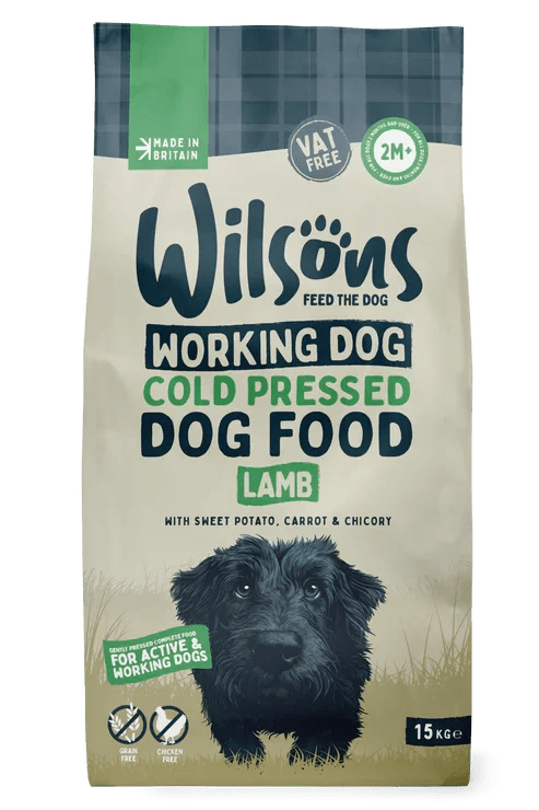 Wilsons Working Cold Pressed Lamb Complete Dog Food 15kg - Ashurst Equestrian & Country