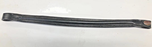 Windsor Horse Padded Raised Browband Brown Leather - Ashurst Equestrian & Country