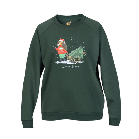 Winnie & Me Festive Sweatshirt- Adult - Ashurst Equestrian & Country