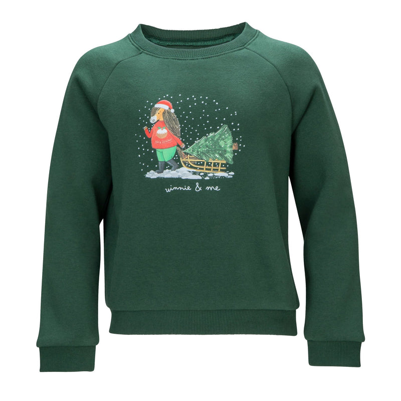 Load image into Gallery viewer, Winnie &amp; Me Festive Sweatshirt - Child - Ashurst Equestrian &amp; Country
