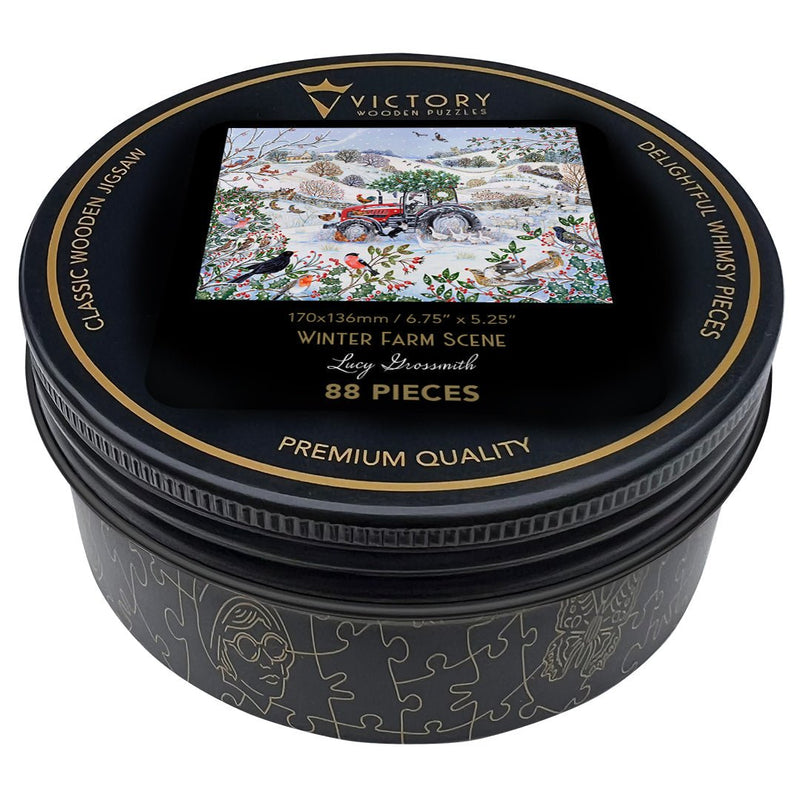 Load image into Gallery viewer, Winter Farm Scene MINI QT - Ashurst Equestrian &amp; Country
