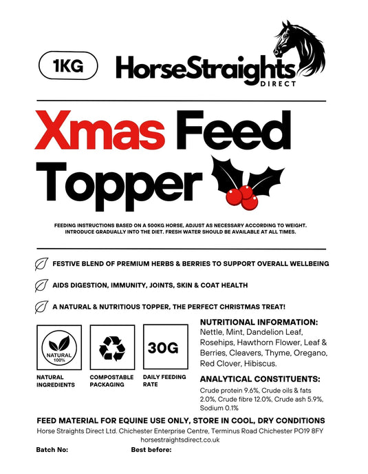 Xmas Feed Topper - 1kg - Ashurst Equestrian & Country