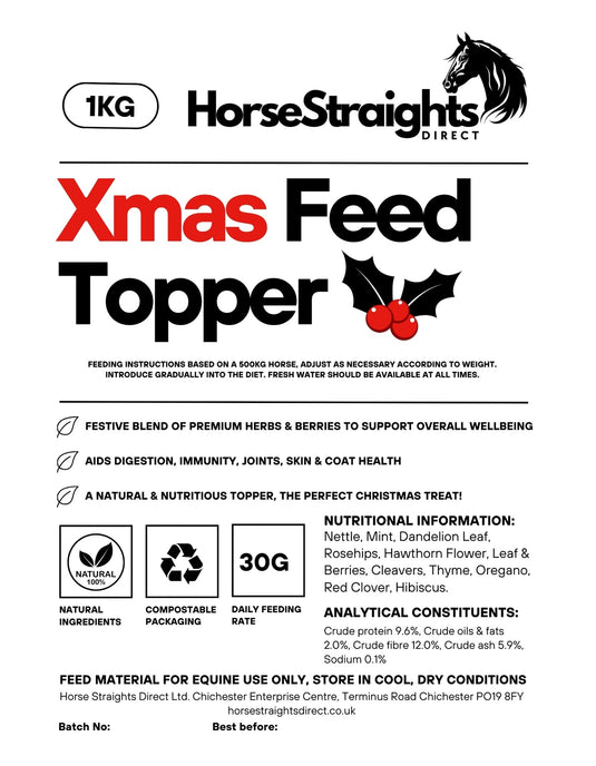 Xmas Feed Topper - Ashurst Equestrian & Country