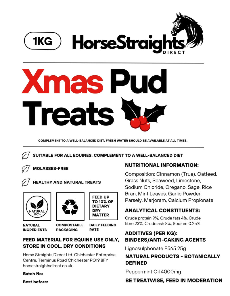 Load image into Gallery viewer, Xmas Pud Treats 1kg - Ashurst Equestrian &amp; Country
