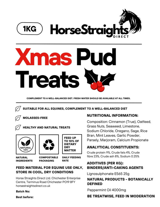 Xmas Pud Treats 1kg - Ashurst Equestrian & Country