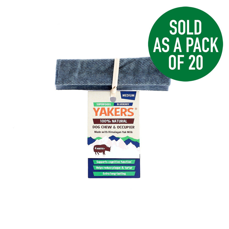 Load image into Gallery viewer, Yakers Dog Chew Blueberry - Ashurst Equestrian &amp; Country

