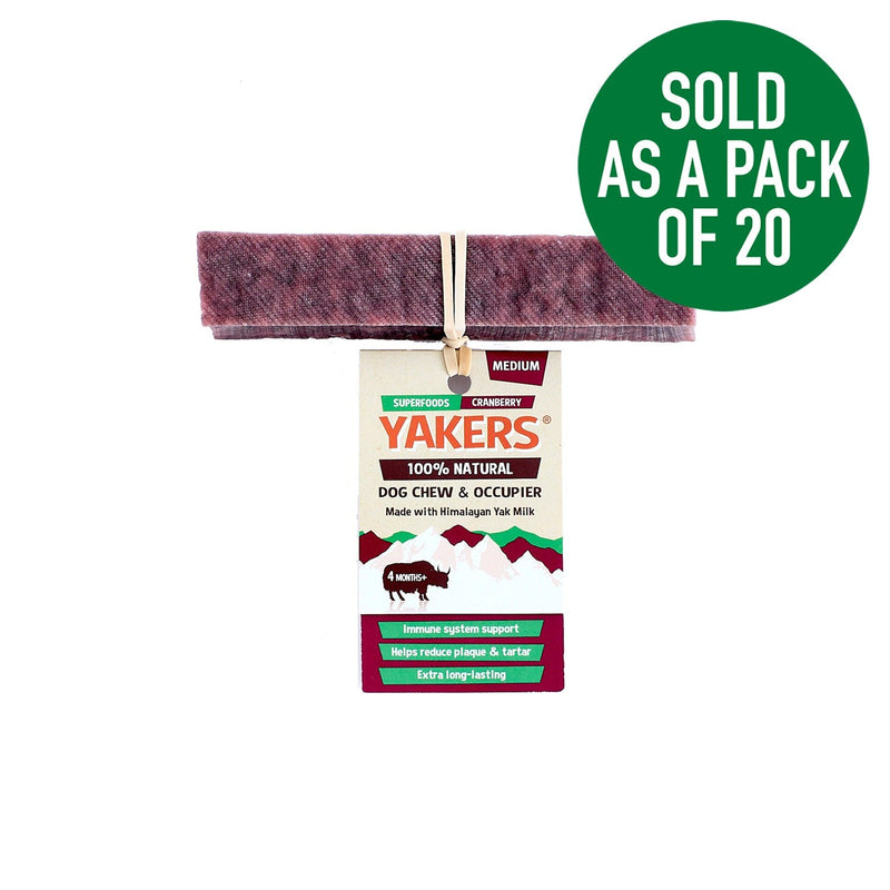 Load image into Gallery viewer, Yakers Dog Chew Cranberry - Ashurst Equestrian &amp; Country

