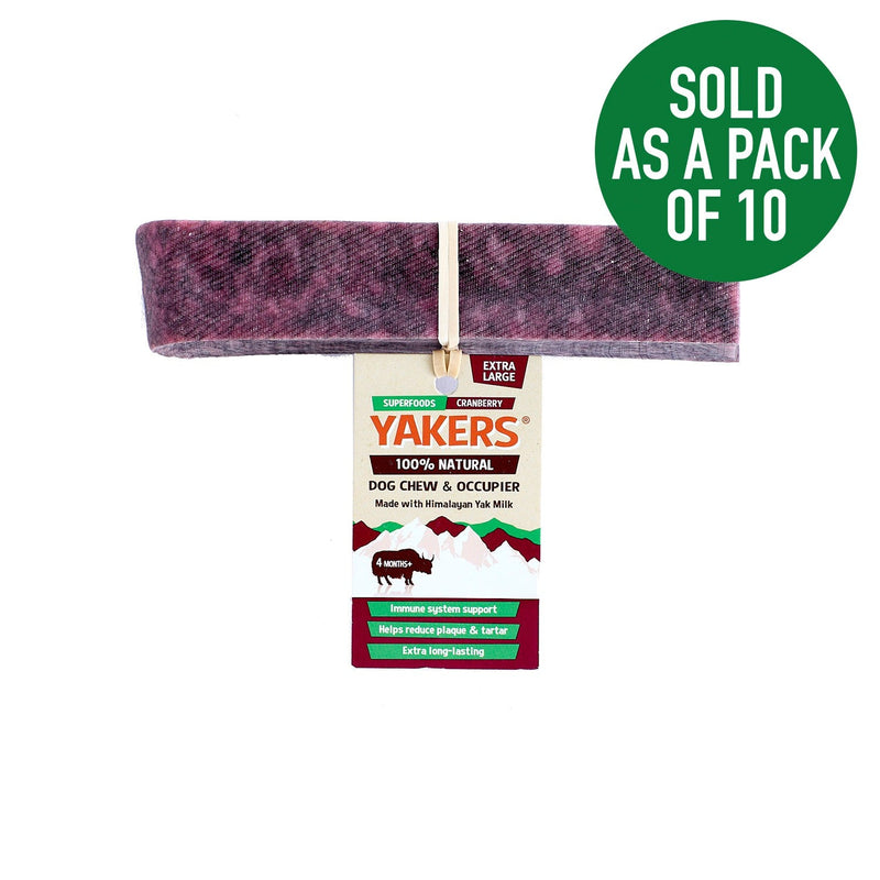 Load image into Gallery viewer, Yakers Dog Chew Cranberry - Ashurst Equestrian &amp; Country
